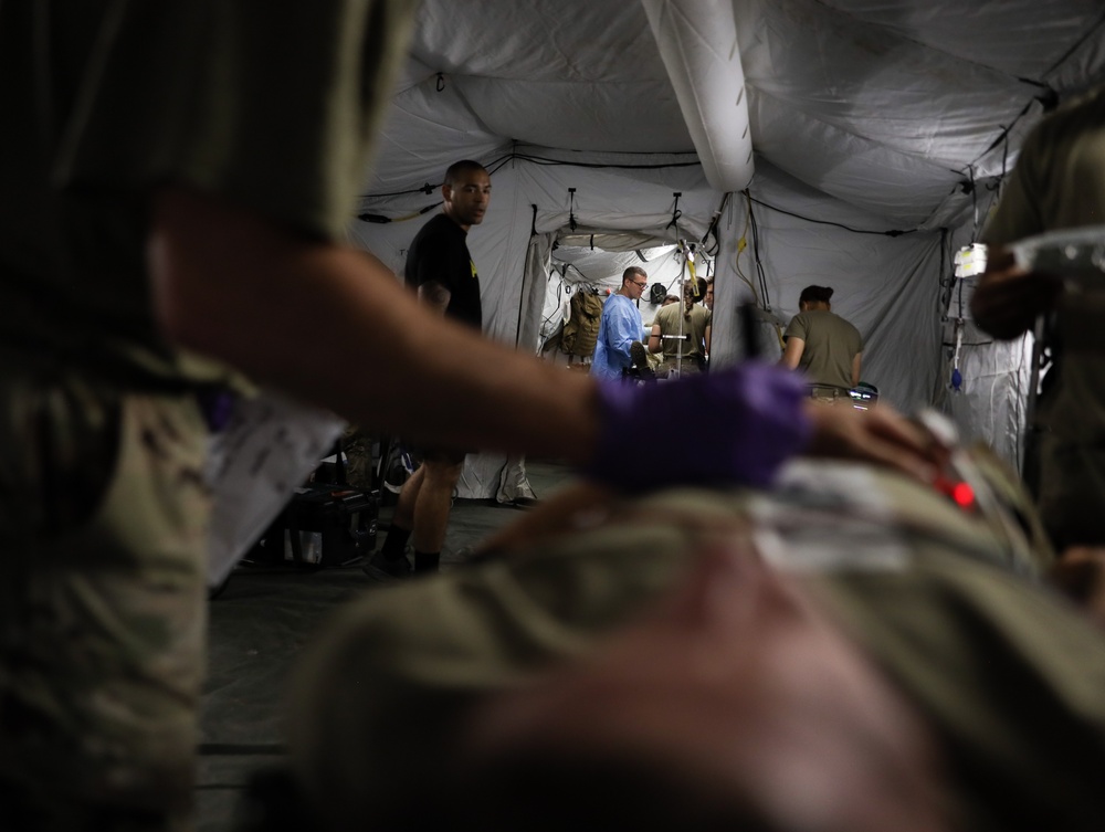 U.S. Soldiers participate in mass causality exercise during Super Garuda Shield 24