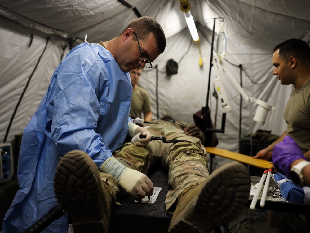 U.S. Soldiers participate in mass causality exercise during Super Garuda Shield 24