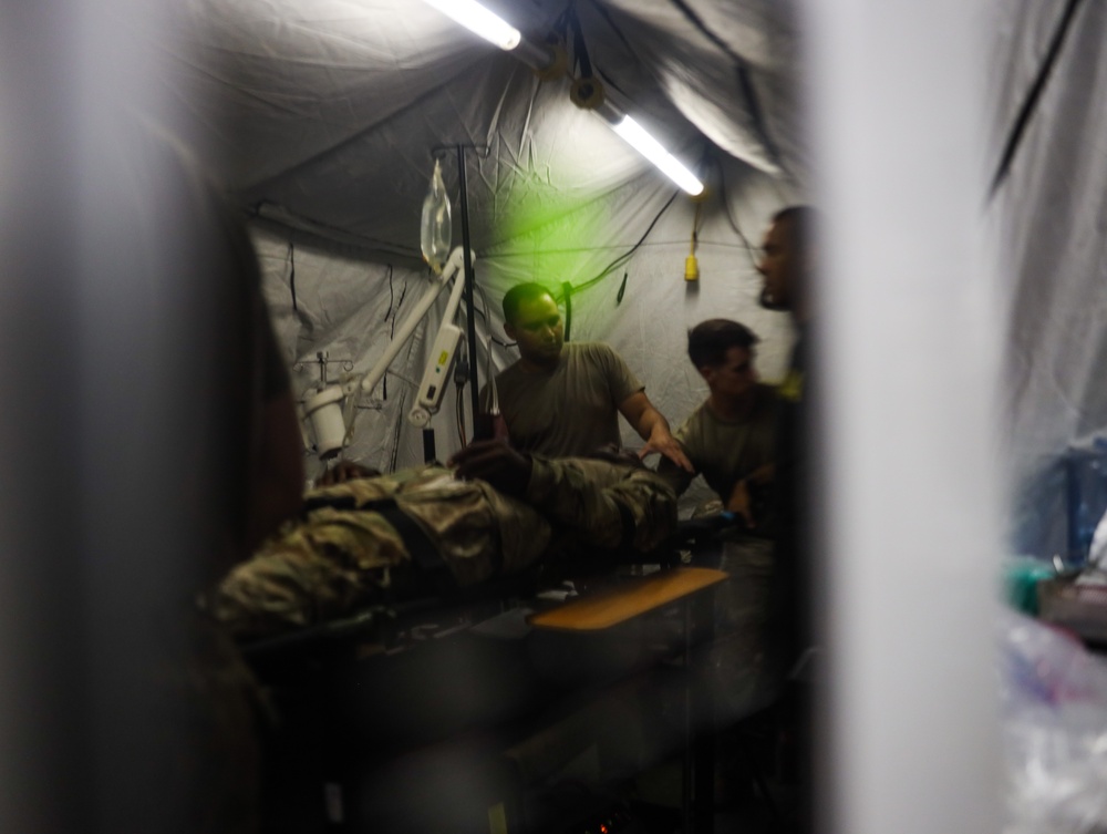 U.S. Soldiers participate in mass causality exercise during Super Garuda Shield 24