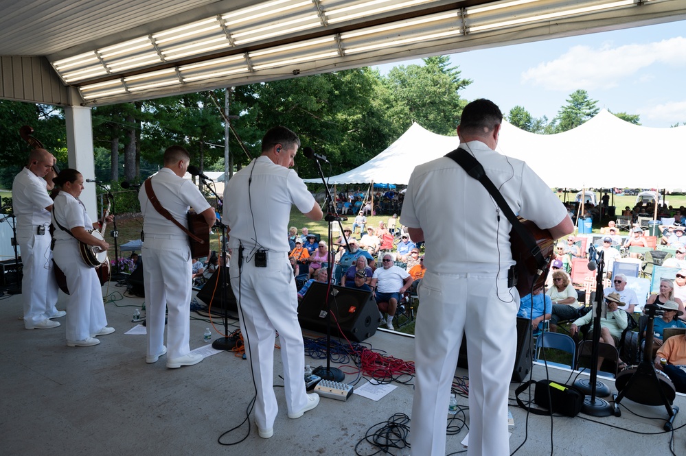 Navy Band Country Current Plays Blistered Fingers Bluegrass Festival