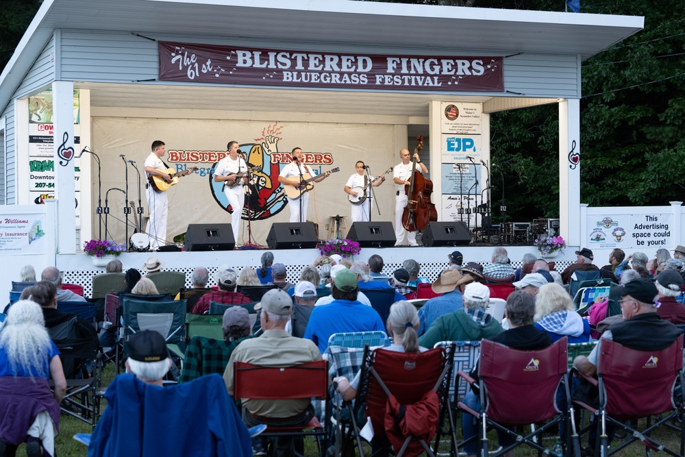 Navy Band Country Current Plays Blistered Fingers Bluegrass Festival