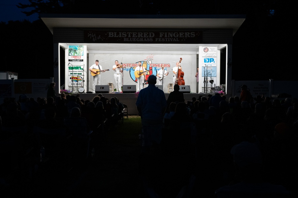 Navy Band Country Current Plays Blistered Fingers Bluegrass Festival