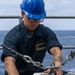 USS George Washington Sailors download rolling airframe missiles