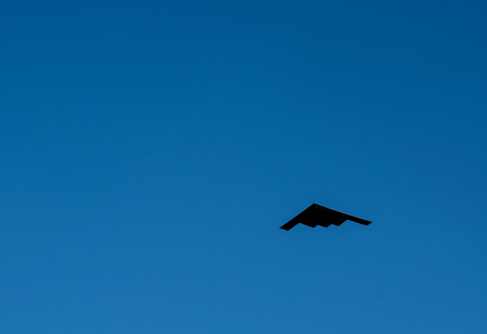 Two B-2 Spirits return to RAAF Amberley after BTF mission