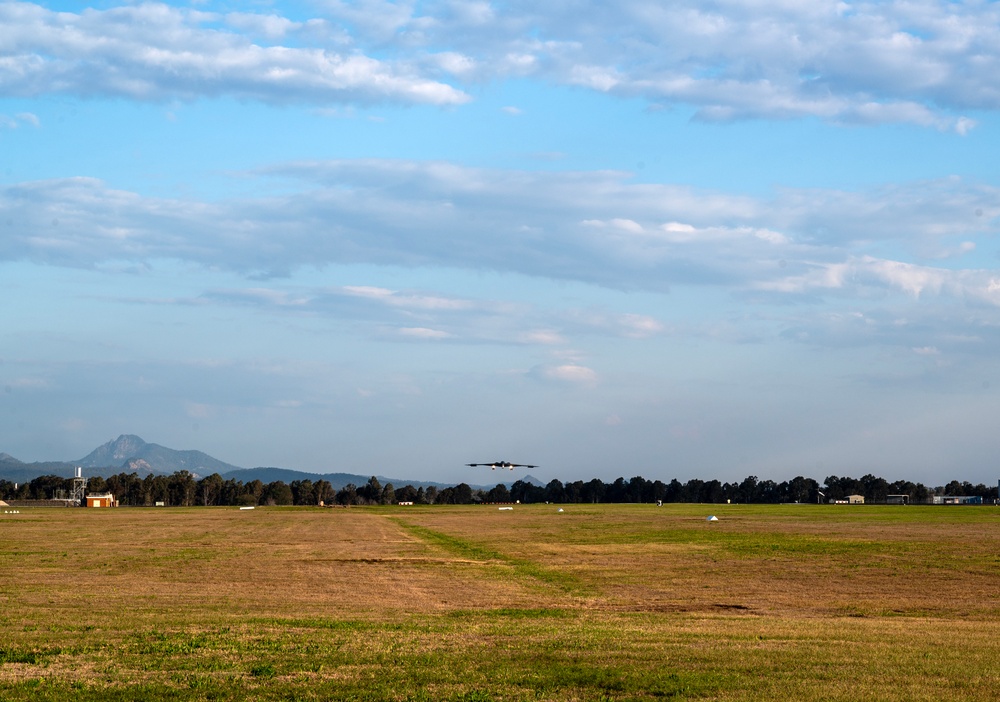 Two B-2 Spirits return to RAAF Amberley after BTF mission