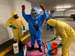 Savannah District team members gear up for hazardous materials training