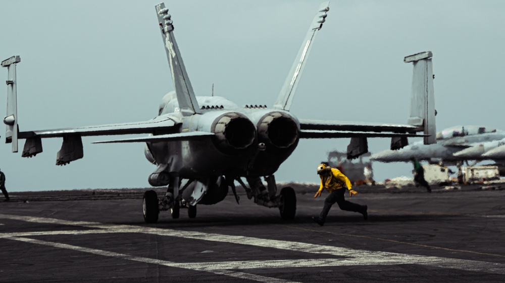 USS Theodore Roosevelt Conducts Flight Operations