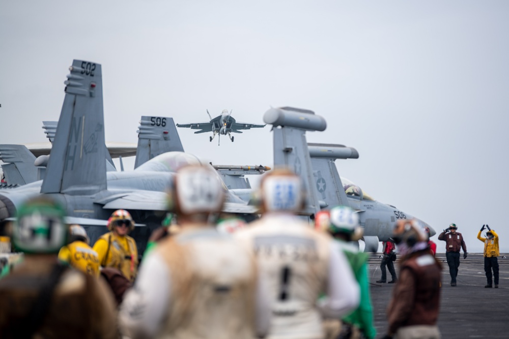 USS Theodore Roosevelt Conducts Flight Operations