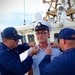 At sea advancement aboard USCGC Frederick Hatch (WPC 1143)