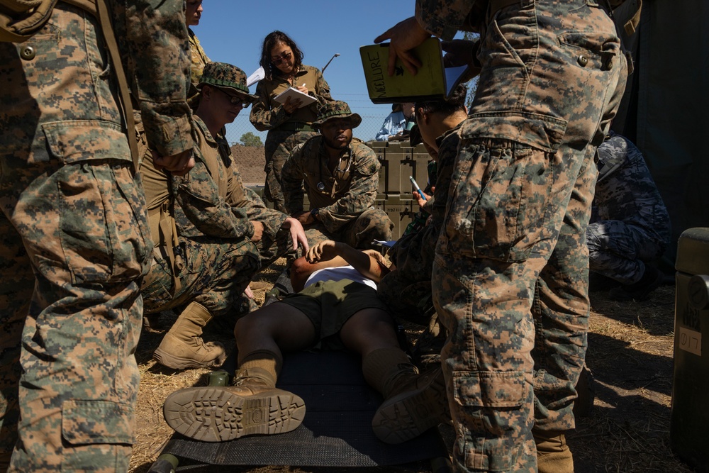 MRF-D 24.3: U.S., ADF, Indonesian service members participate in mass casualty drills during Exercise Bhakti Kanyini AUSINDO 24