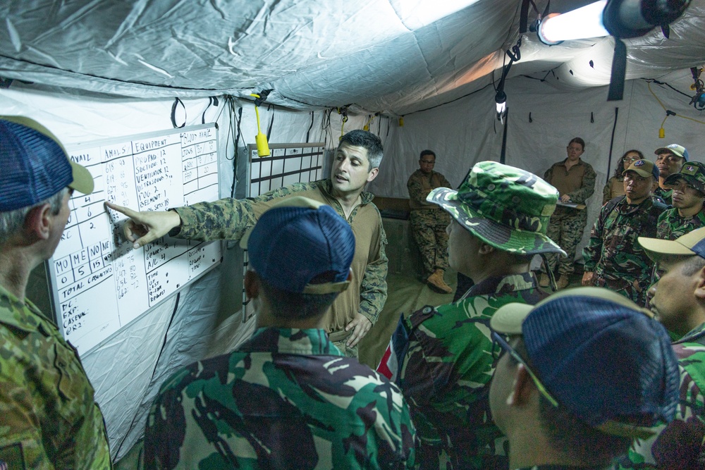 MRF-D 24.3: U.S. Marines, Sailors, Australian Army, Indonesian service members participate in mass casualty drills during Exercise Bhakti Kanyini AUSINDO 24