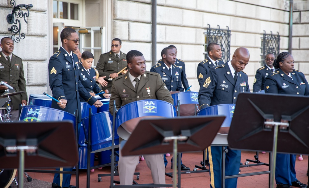 73rd Army Band Play at the TAG Reception