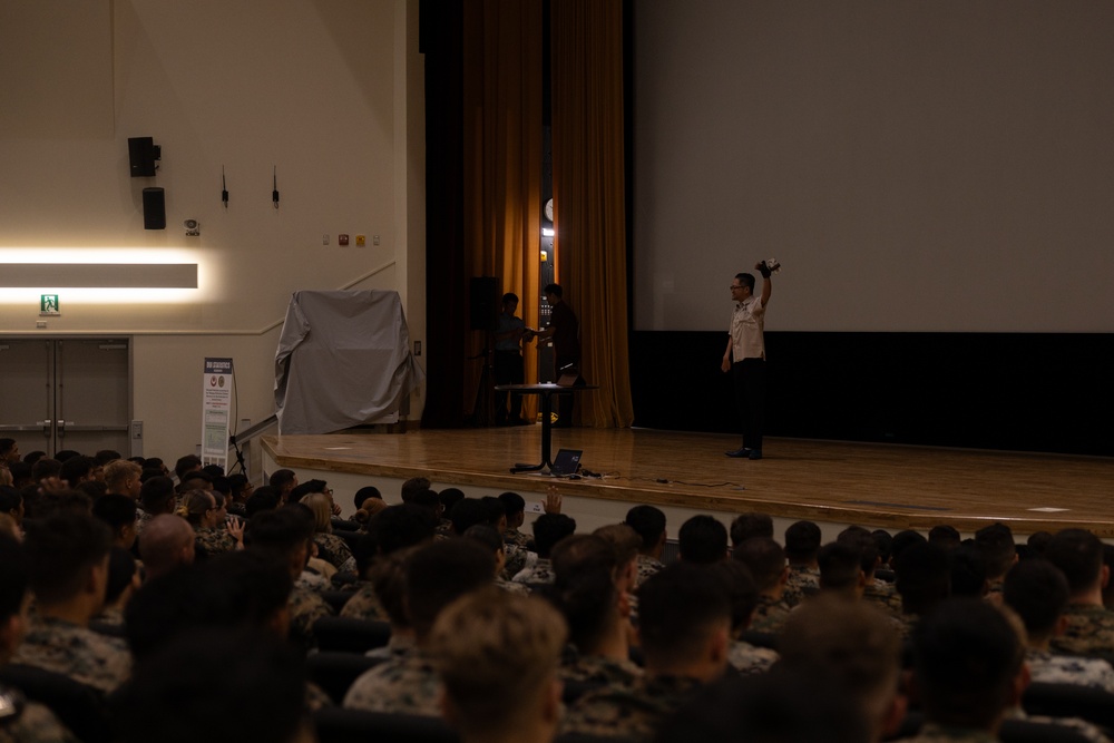 MCIPAC Safety Office and the Okinawa Prefecture Government Host a DUI Lecture on Camp Schwab