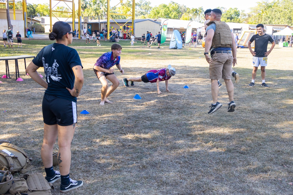MRF-D 24.3: U.S. Marines, Sailors volunteer at Humpty Doo Primary School