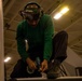 Sailor conducts maintenance aboard Abraham Lincoln