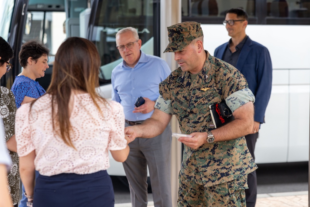Professional Staff Members visit Marine Corps Air Station Iwakuni