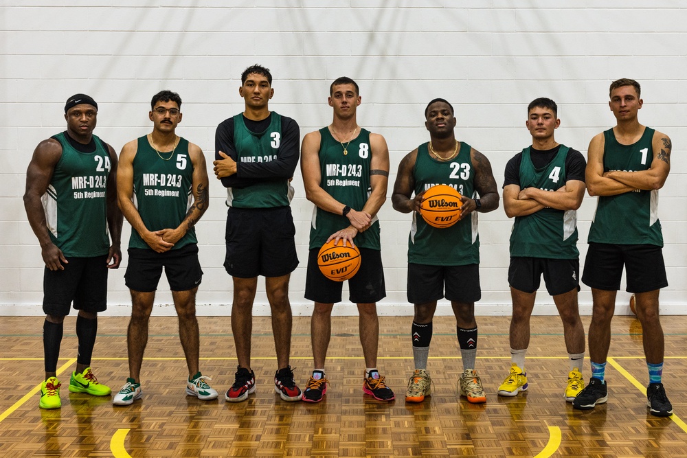 MRF-D 24.3 Marines, ADF compete in basketball tournament