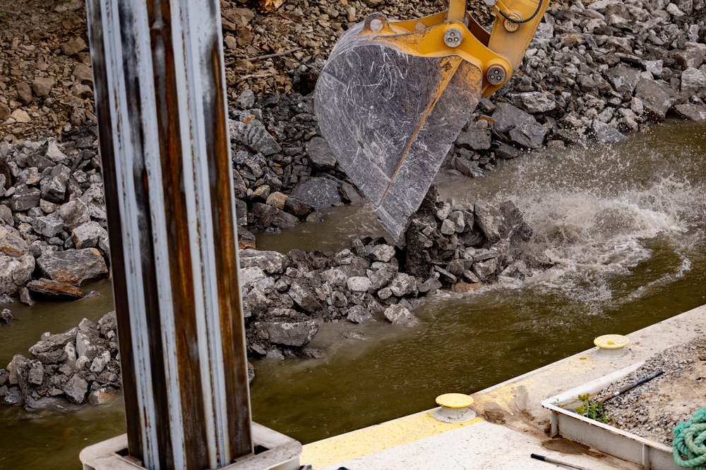 USACE Kansas City District’s Bank Stabilization and Navigation Project on the Missouri River