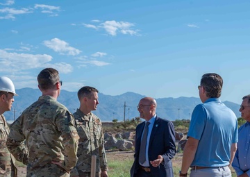 Ceremonial groundbreaking at DM