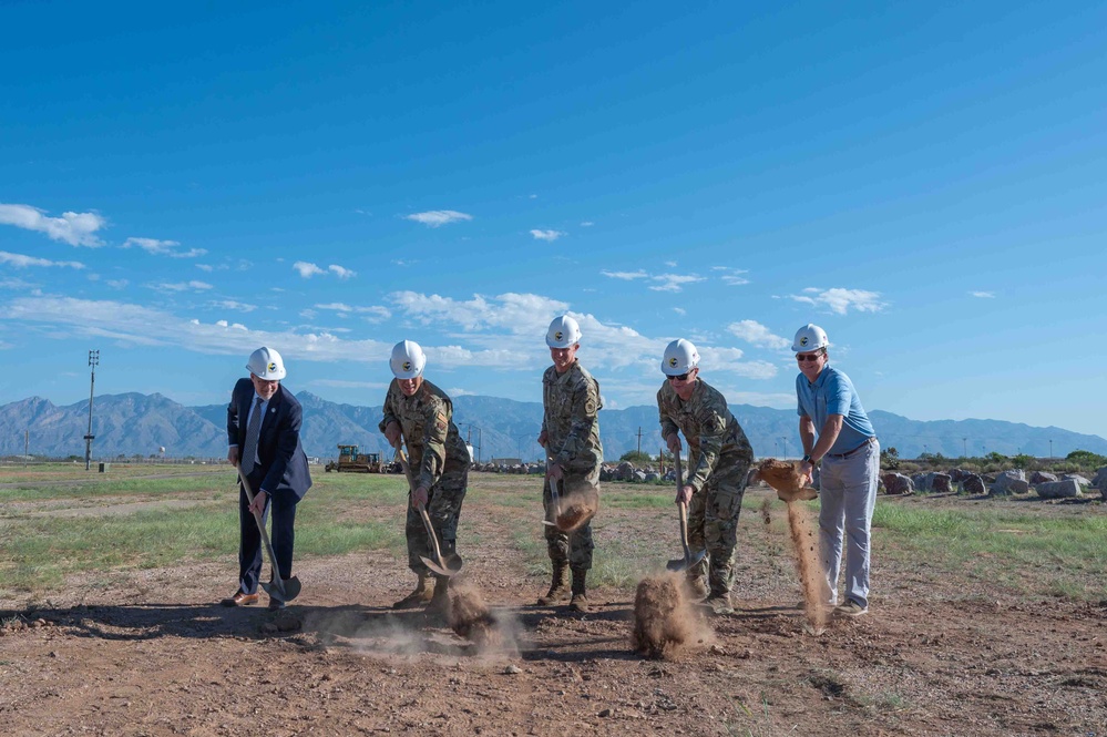 Ceremonial groundbreaking at DM