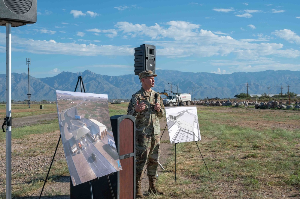 Ceremonial groundbreaking at DM