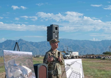 Ceremonial groundbreaking at DM