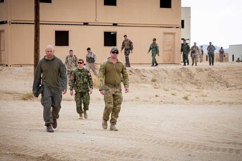 Marines with 3/5 conduct urban lanes during AFX as part of SLTE 5-24