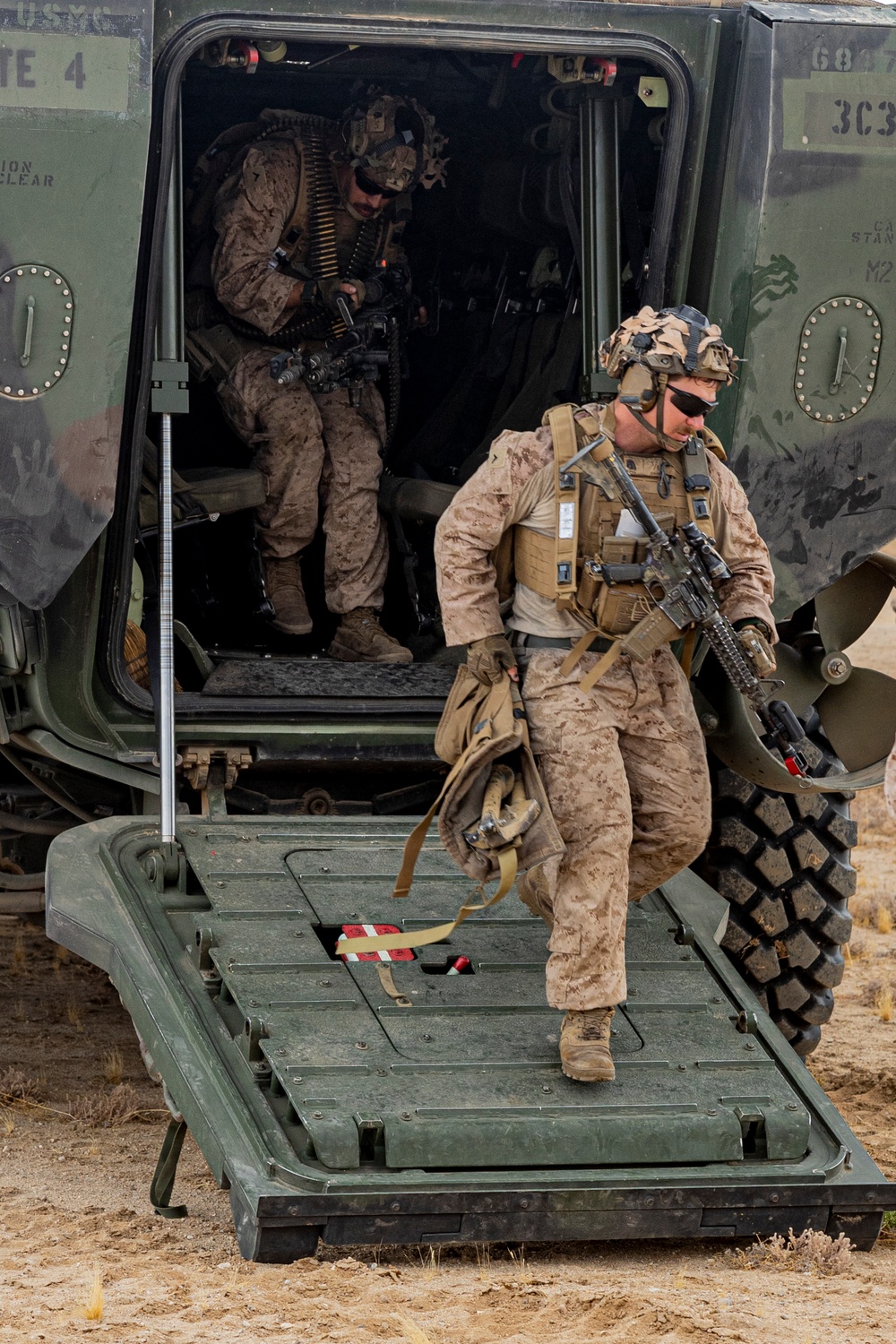 Marines with 3/5 conduct urban lanes during AFX as part of SLTE 5-24