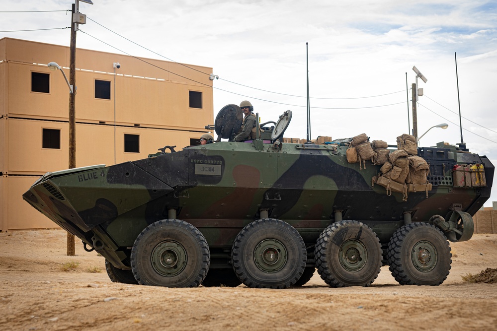 Marines with 3/5 conduct urban lanes during AFX as part of SLTE 5-24