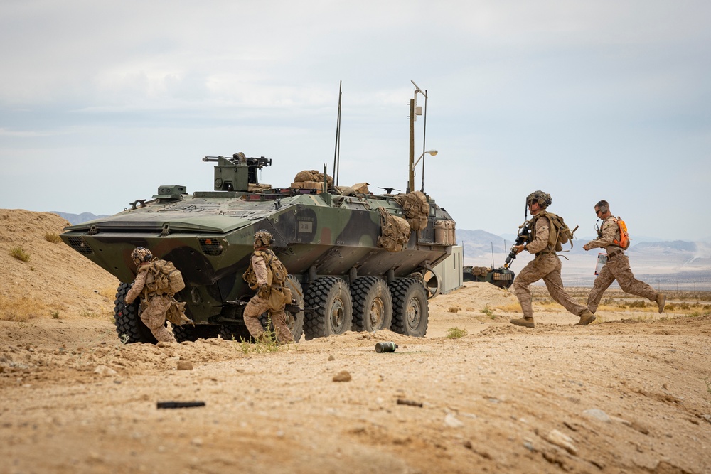 Marines with 3/5 conduct urban lanes during AFX as part of SLTE 5-24