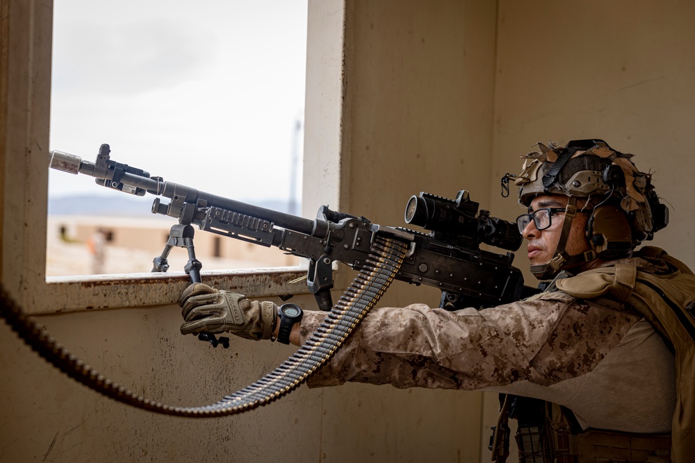 Marines with 3/5 conduct urban lanes during AFX as part of SLTE 5-24