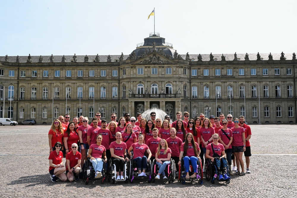 U.S. Paralympic Swim Team in Stuttgart