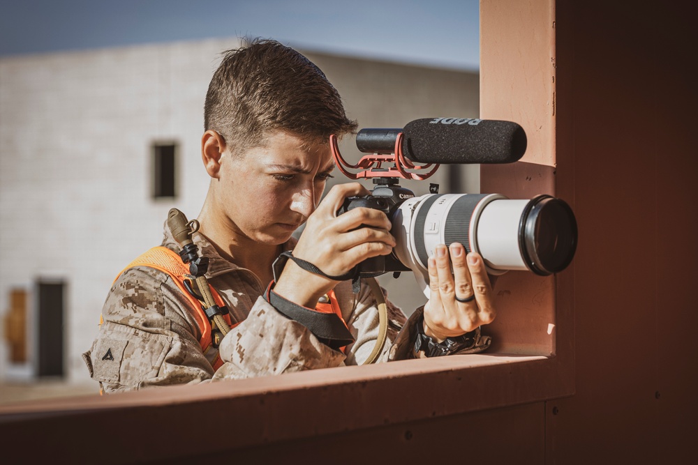 Marines with 3/5 conduct urban offensive attack during AFX as part of SLTE 5-24