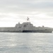USS Santa Barbara (LCS 32) Underway at Sea