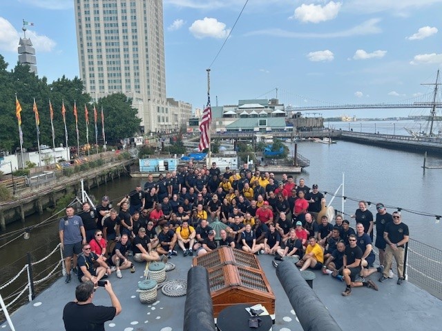 Chief Petty Officer Heritage Academy Held Aboard Historic Battleship New Jersey