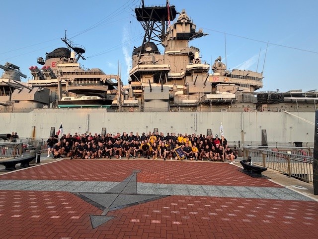 Chief Petty Officer Heritage Academy Held Aboard Historic Battleship New Jersey