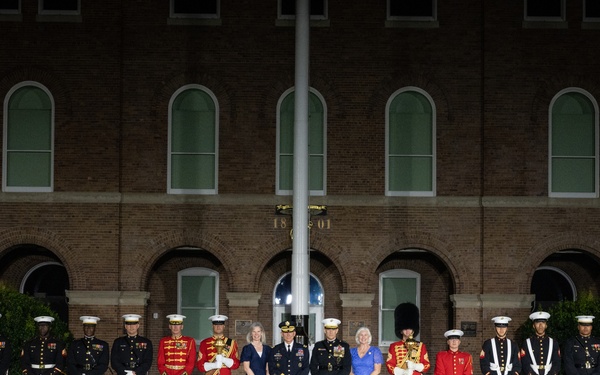 USSOCOM vice commander becomes first joint Marine to host 8th and I Evening Parade