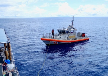 USCGC Frederick Hatch (WPC 1143) wraps up a successful patrol in the Blue Pacific