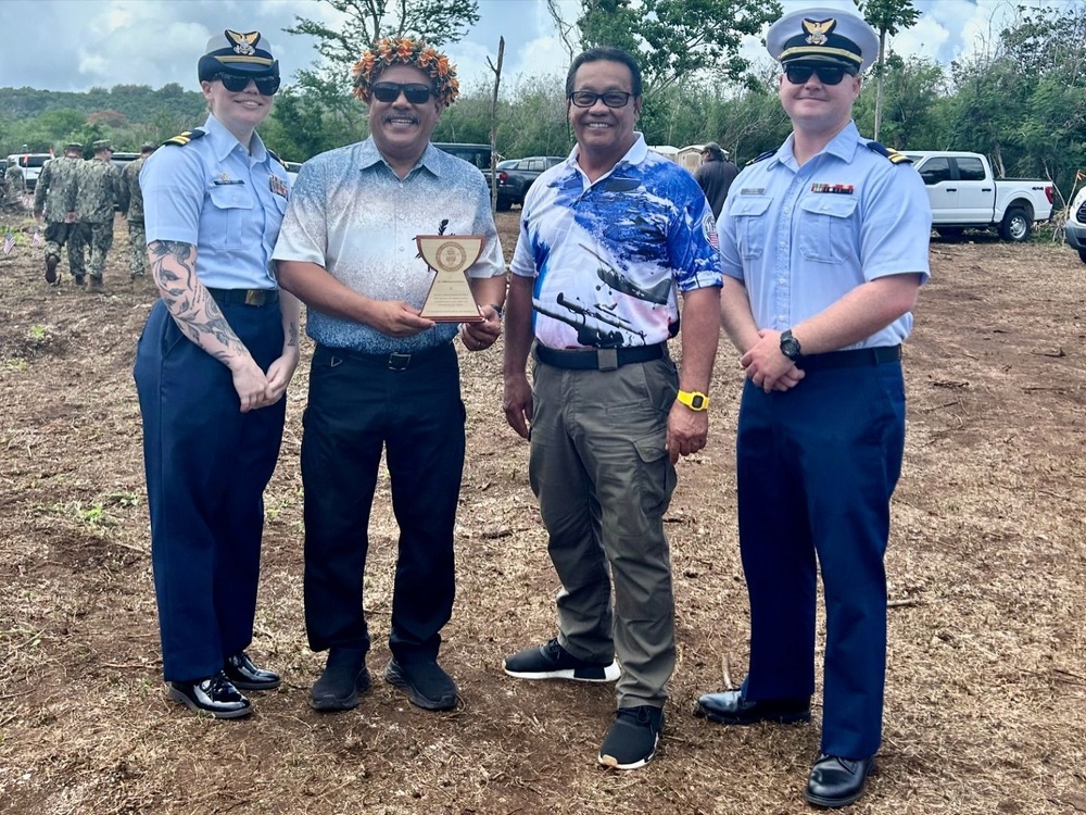 USCGC Frederick Hatch (WPC 1143) observes 80th anniversary of the Battle of Tinian