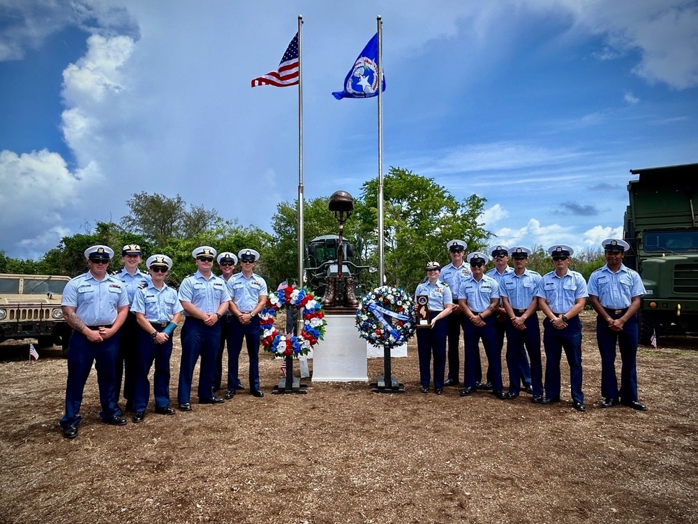 USCGC Frederick Hatch (WPC 1143) observes 80th anniversary of the Battle of Tinian