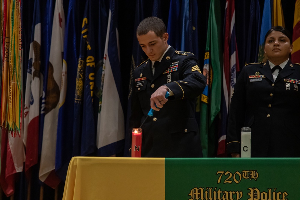 720th Military Police Battalion Noncommissioned Officer induction ceremony