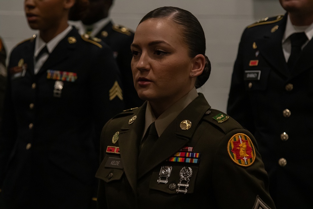 720th Military Police Battalion Noncommissioned Officer induction ceremony