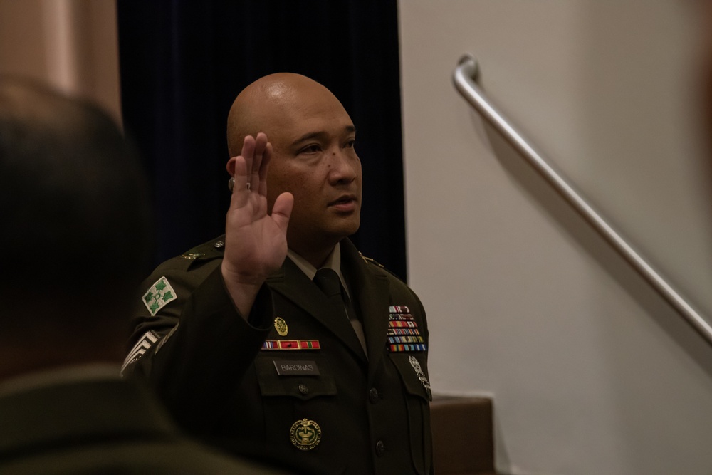 720th Military Police Battalion Noncommissioned Officer induction ceremony