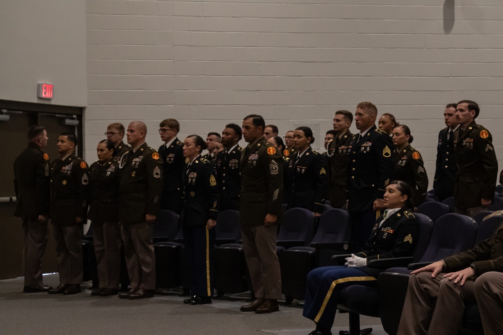 720th Military Police Battalion Noncommissioned Officer induction ceremony