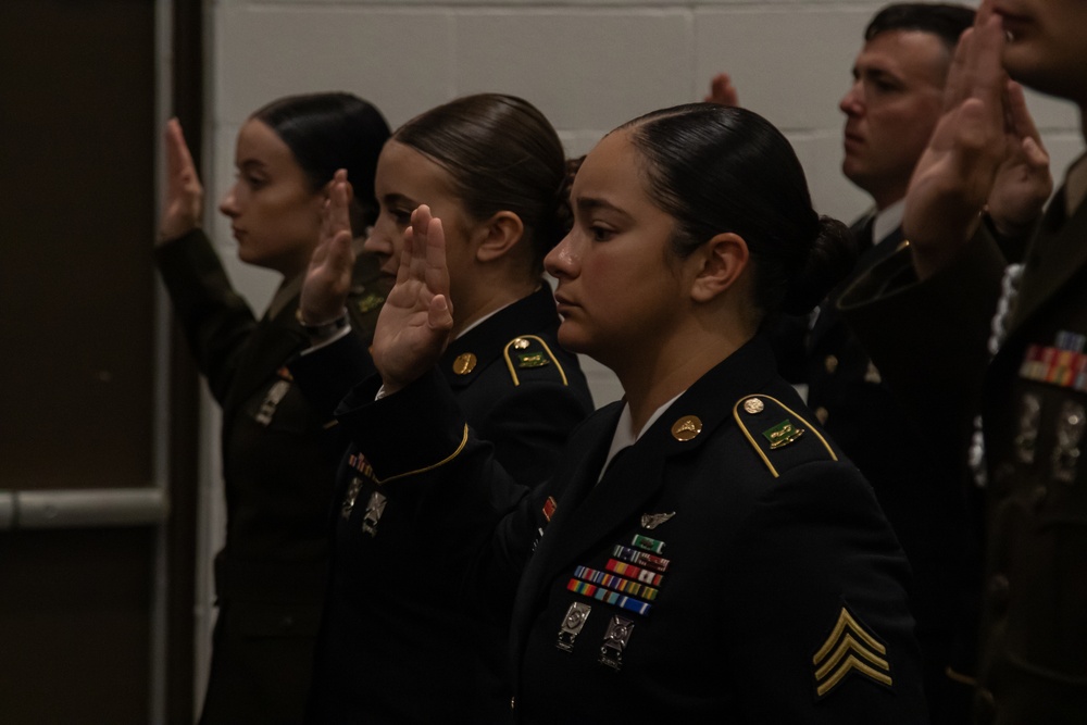 720th Military Police Battalion Noncommissioned Officer induction ceremony