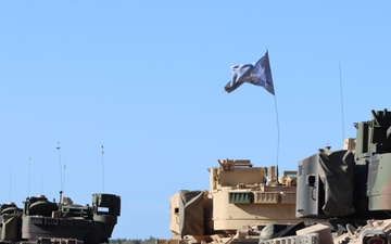 Soldiers stationed at Bemowo Piskie Training Area qualify during M2 Bradley Fighting Vehicle Gunnery Table IV