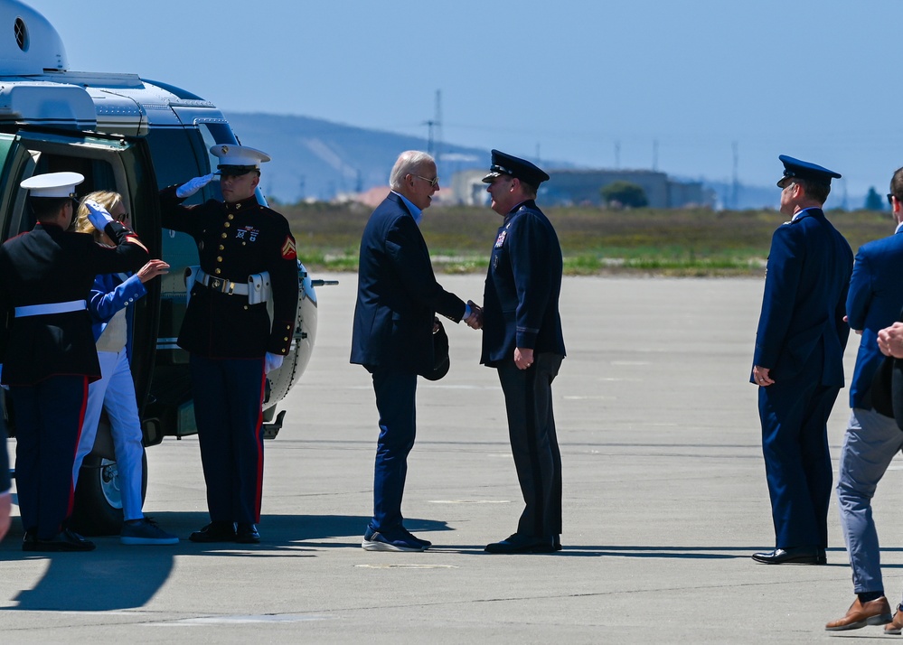 President Biden Visits Vandenberg SFB