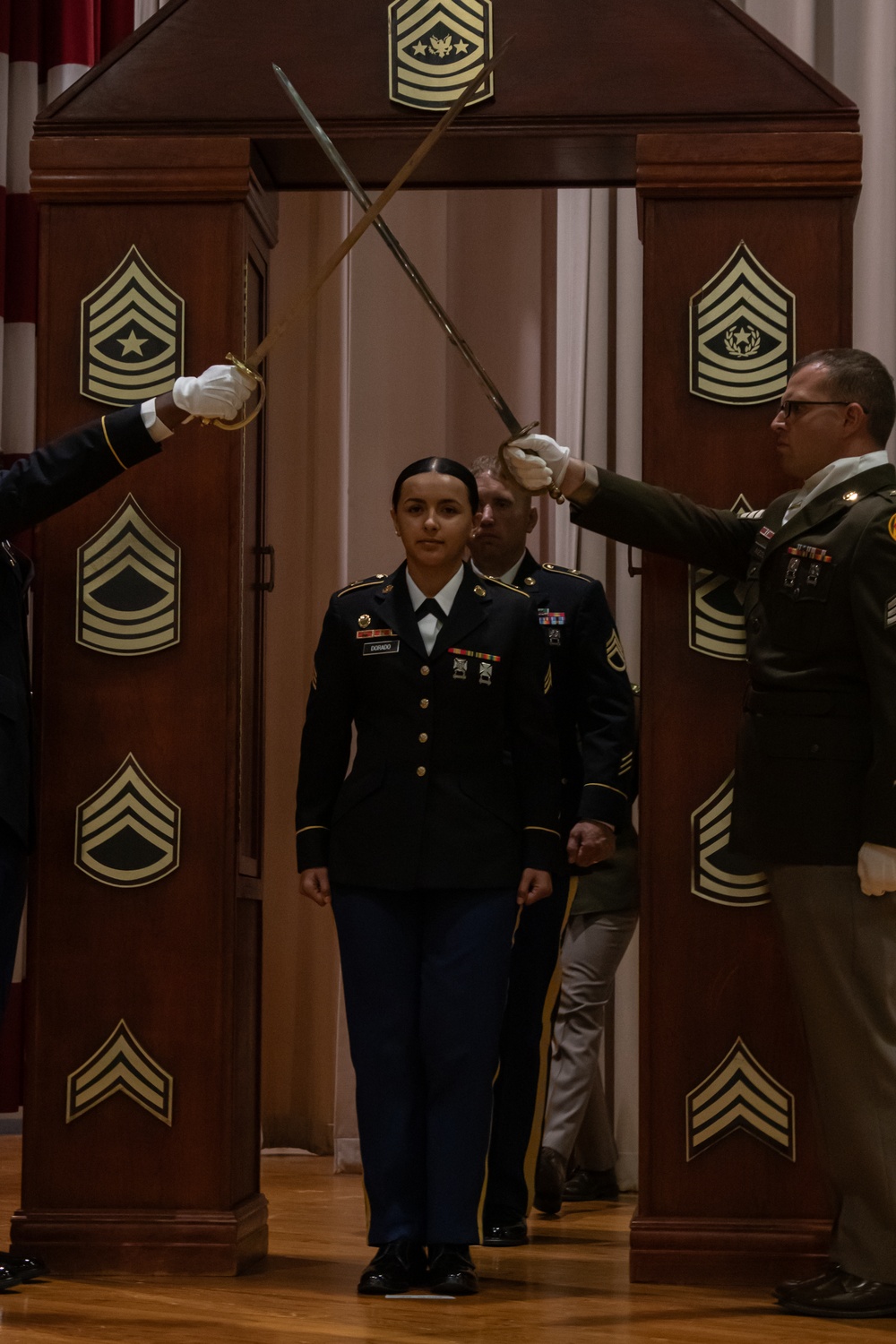 720th Military Police Battalion Noncommissioned Officer induction ceremony