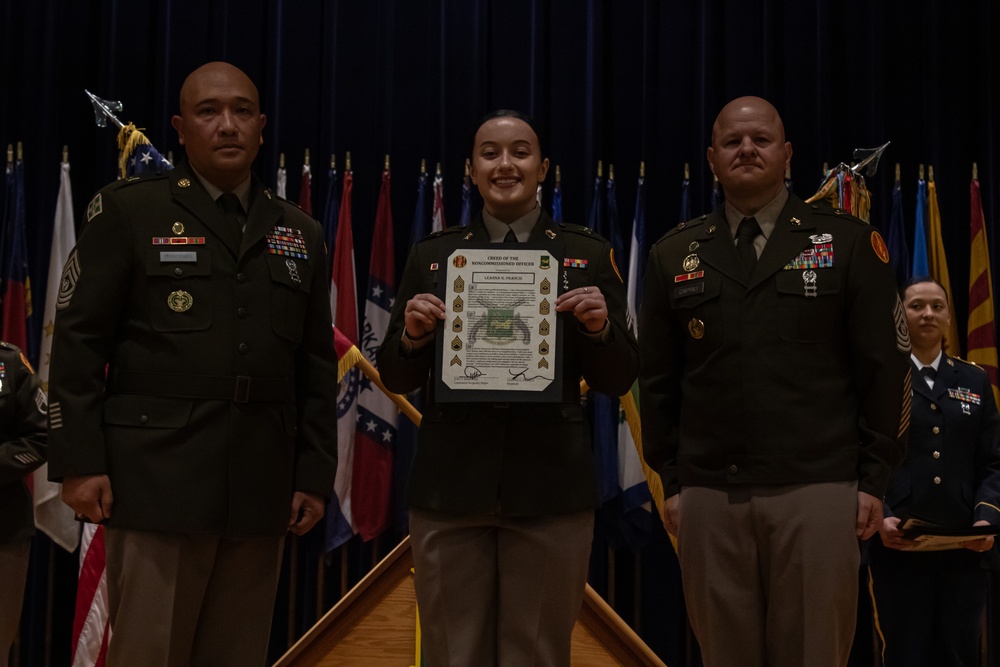 720th Military Police Battalion Noncommissioned Officer induction ceremony