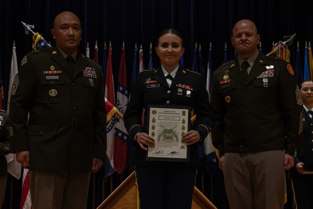 720th Military Police Battalion Noncommissioned Officer induction ceremony